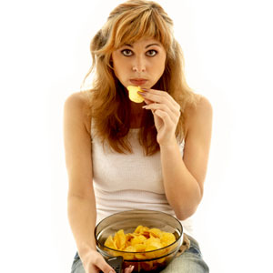 Eating chips