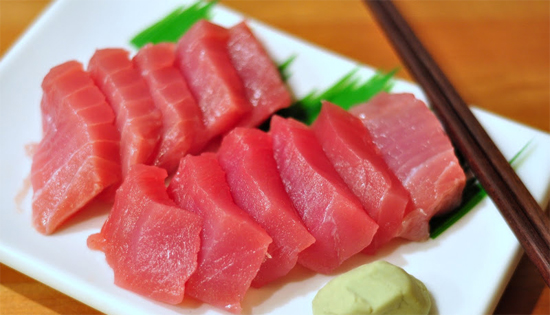 Add more protein to your diet with with Sashimi Tuna 