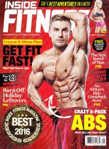 Inside Fitness Magazine December/January 2017 Cover