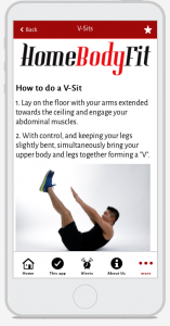 Ab Alerts App with Included At-Home Workout